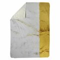 Begin Home Decor 60 x 80 in. Golden Shine-Sherpa Fleece Blanket 5545-6080-AB79